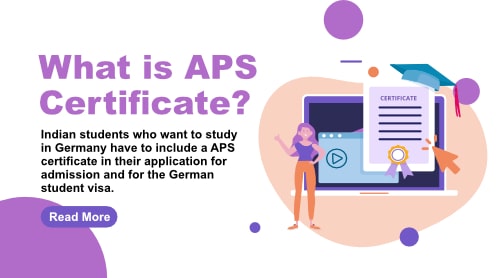 APS certificate icon - a giel standing in fornt of a computer showing APS certificate
