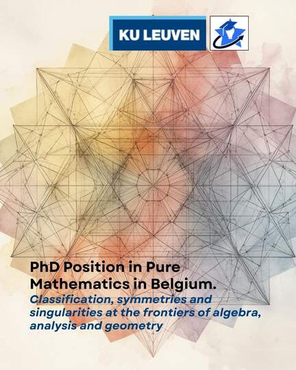 PhD Maths in Belgium KU Leuven PhD in Maths at KU Leuven in Belgium