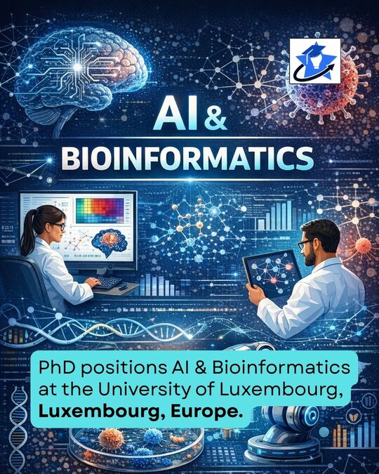 luxembourg (1) PHD POSITION IN AI AND BIOINFORMATICS