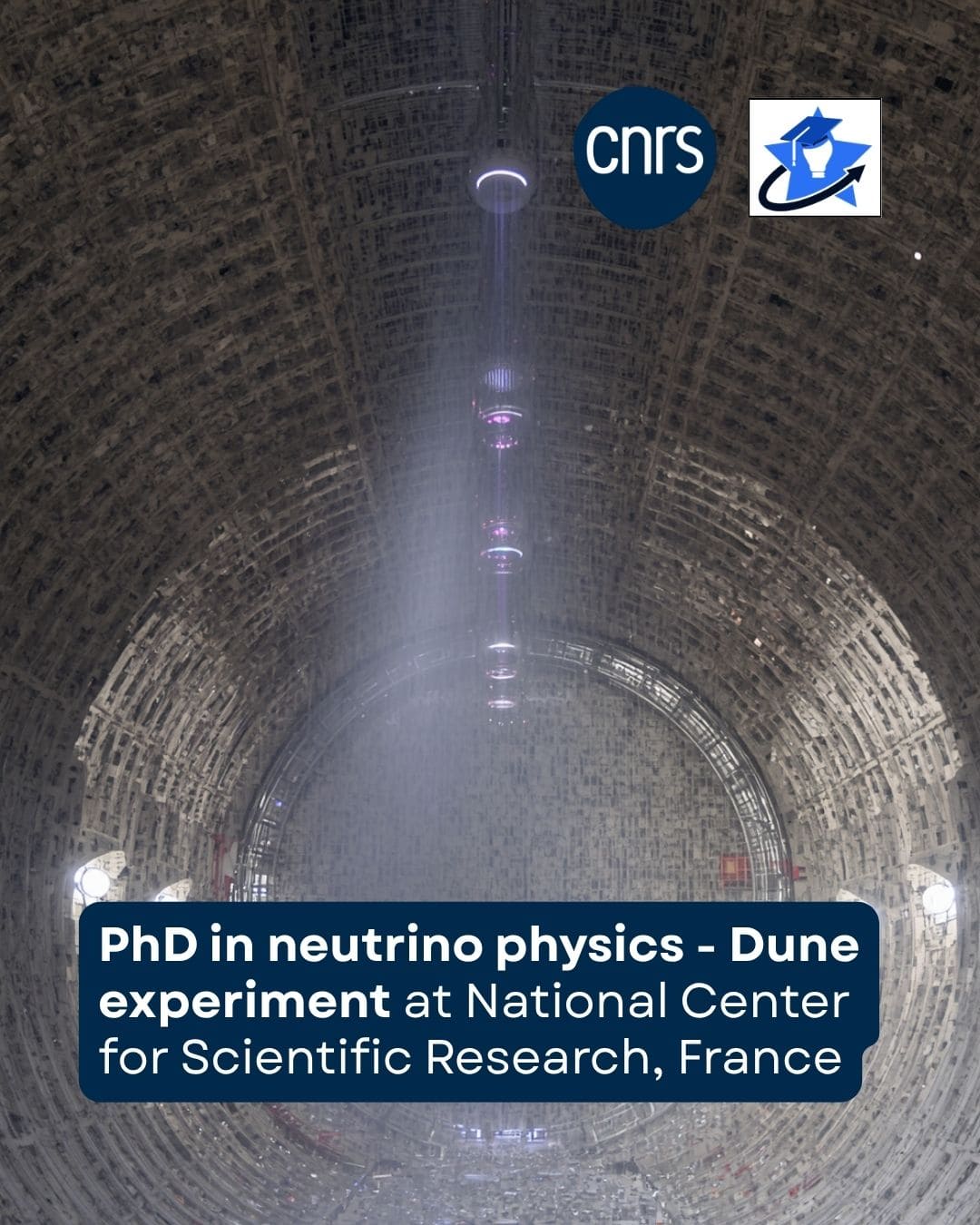 CNRS DUNE (1) Phd positions in physics at CNRS