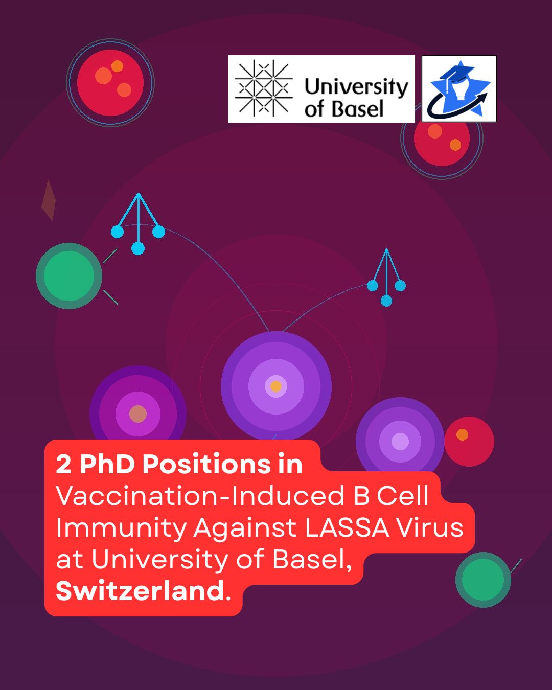 83_aLassa_Virus_B_Cell_Immunity_Instagram_Post 2 Phd positions in switzerland