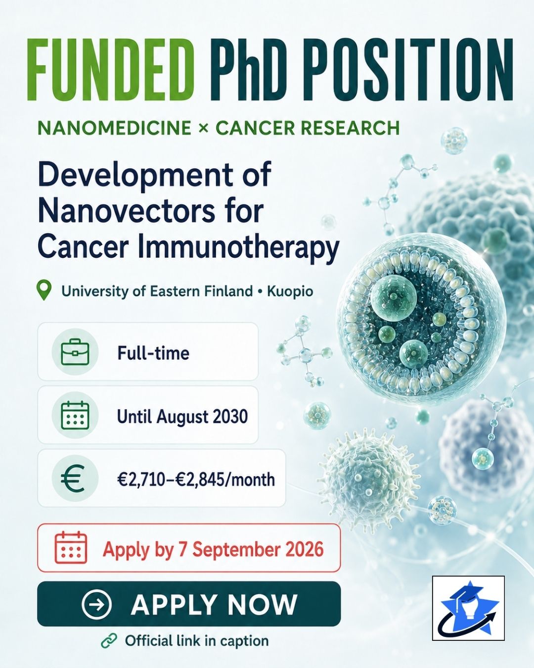 100_cancer biology phd position in cancer immunotherapy in sweden